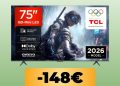 75-inch TCL smart TV using QD-Mini LED technology now on sale on Amazon: buy it at the lowest price ever 75-inch TCL smart TV using QD-Mini LED technology now on sale on Amazon: buy it at the lowest price ever