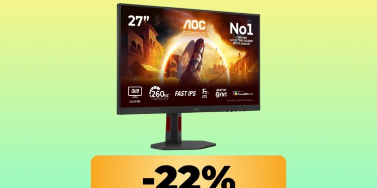 AOC 27′ gaming monitor on sale on Amazon: You can buy it at an all-time low price AOC 27′ gaming monitor on sale on Amazon: You can buy it at an all-time low price