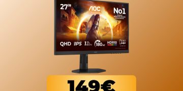 AOC WQHD 27′ 180 Hz monitor at all-time low price on Amazon AOC WQHD 27′ 180 Hz monitor at all-time low price on Amazon
