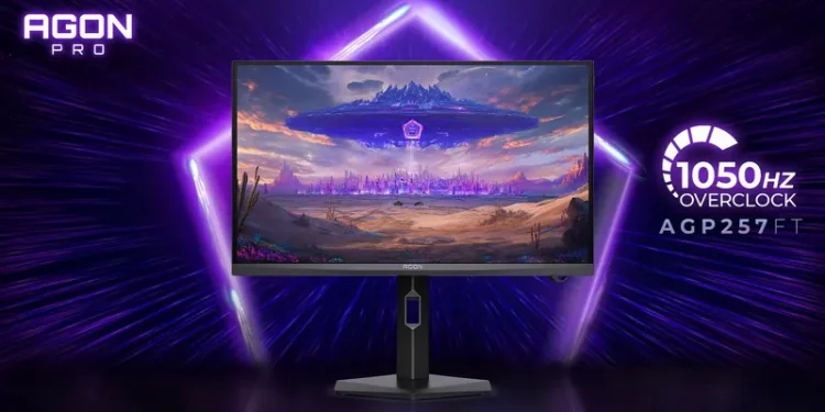 AOC launches true 1000 Hz Full HD monitor – 24.5-inch Agon Pro AGP257FT AOC launches true 1000 Hz Full HD monitor – 24.5-inch Agon Pro AGP257FT