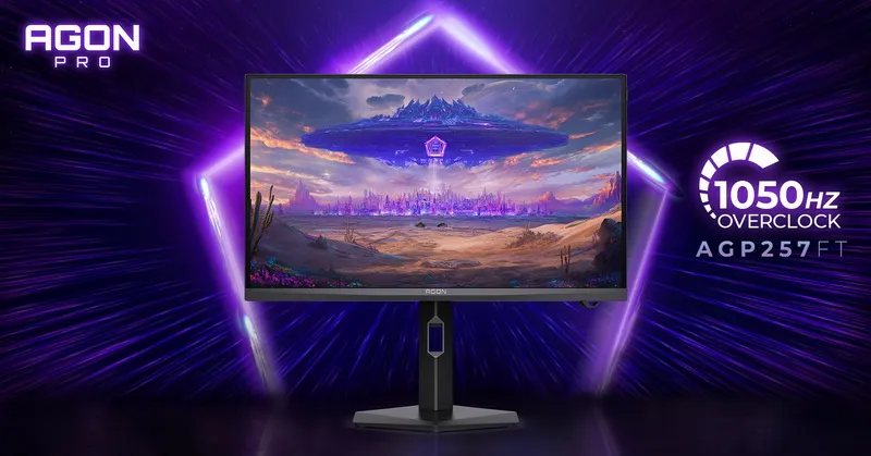 AOC launches true 1000 Hz Full HD monitor – 24.5-inch Agon Pro AGP257FT