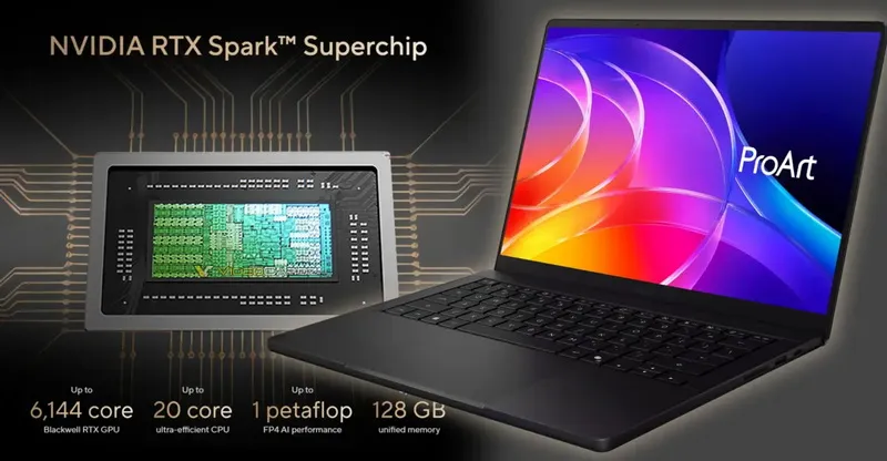 ASUS reveals features of ProArt P14 laptop, one of the first to use Nvidia RTX Spark processor ASUS reveals features of ProArt P14 laptop, one of the first to use Nvidia RTX Spark processor