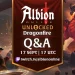 Albion Online developers will talk about Dragon’s Fire and answer player questions Albion Online developers will talk about Dragon’s Fire and answer player questions