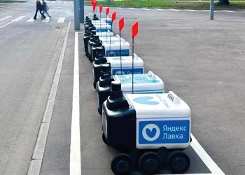 Aroged: Moscow has created more than 230 dedicated parking lots for delivery robots