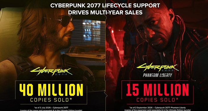 Aroged: Phantom Liberty story add-on for Cyberpunk 2077 reaches 15 million copies sold Aroged: Phantom Liberty story add-on for Cyberpunk 2077 reaches 15 million copies sold