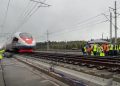 Aroged: Sapsan train used to test the first experimental section of Moscow-St. Petersburg. St. Petersburg high-speed rail line Aroged: Sapsan train used to test the first experimental section of Moscow-St. Petersburg. St. Petersburg high-speed rail line