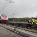 Aroged: Sapsan train used to test the first experimental section of Moscow-St. Petersburg. St. Petersburg high-speed rail line Aroged: Sapsan train used to test the first experimental section of Moscow-St. Petersburg. St. Petersburg high-speed rail line