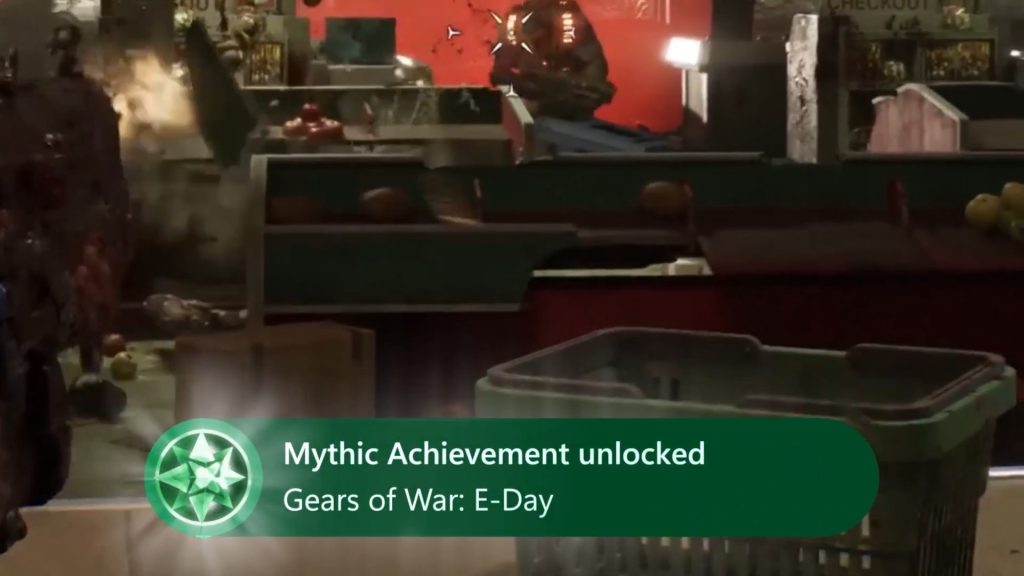 Asha Sharma shows off what unlocking Mythic achievements looks like in Gears of War: E-Day Asha Sharma shows off what unlocking Mythic achievements looks like in Gears of War: E-Day