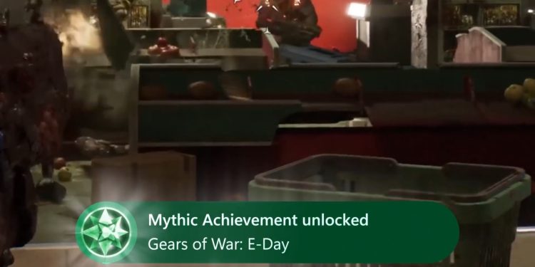 Asha Sharma shows off what unlocking Mythic achievements looks like in Gears of War: E-Day Asha Sharma shows off what unlocking Mythic achievements looks like in Gears of War: E-Day