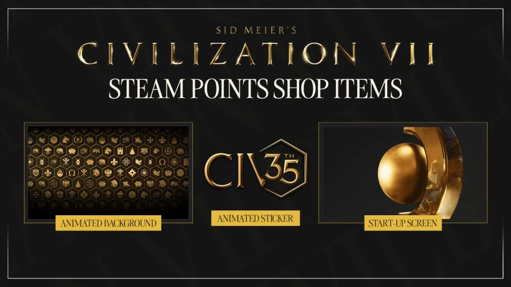 Civilization celebrates 35th anniversary with new items for Steam players