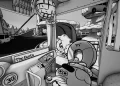 Comedy Bus Driver Simulator Thank You Bus driver from Double Fine slaps players and accepts thanks.