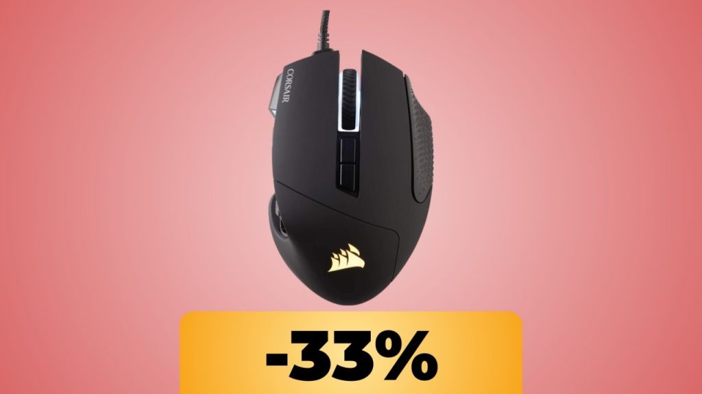 Corsair Scimitar Elite RGB mouse is almost 30 euros cheaper and at an all-time low