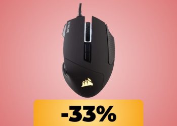 Corsair Scimitar Elite RGB mouse is almost 30 euros cheaper and at an all-time low