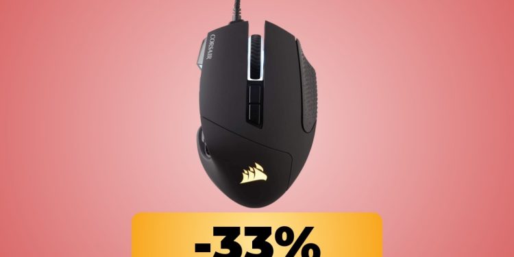 Corsair Scimitar Elite RGB mouse is almost 30 euros cheaper and at an all-time low Corsair Scimitar Elite RGB mouse is almost 30 euros cheaper and at an all-time low