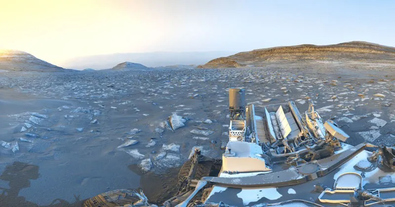 Curiosity celebrates 5,000 suns on Mars and sends NASA a postcard depicting morning and night meeting