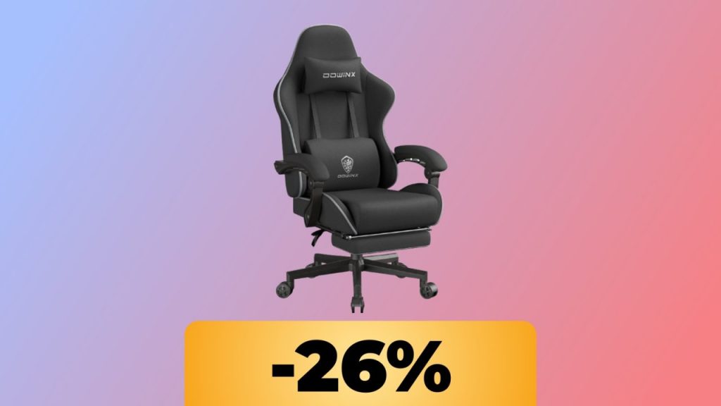 Dowinx ergonomic gaming chair is on sale on Amazon: You can buy it at an all-time low price Dowinx ergonomic gaming chair is on sale on Amazon: You can buy it at an all-time low price