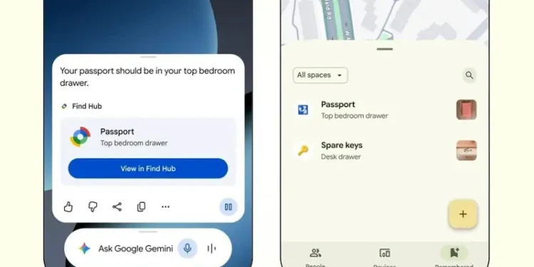 Gemini learns to remember where users place items – you can now search for keys and documents without a tracker