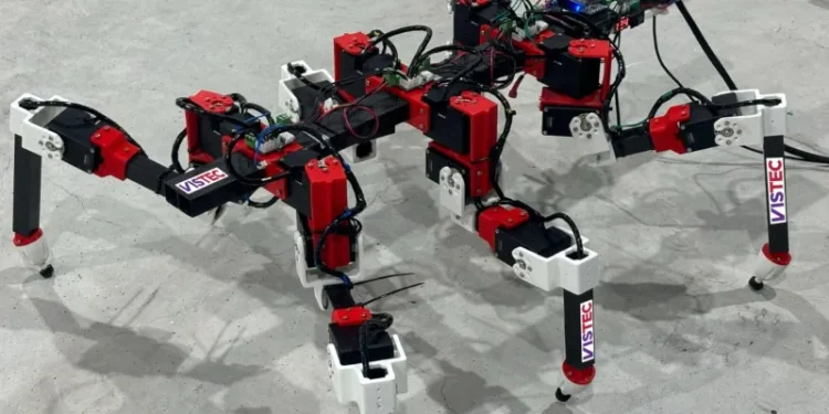 Hexapod robot learns to walk independently like a stick insect Hexapod robot learns to walk independently like a stick insect