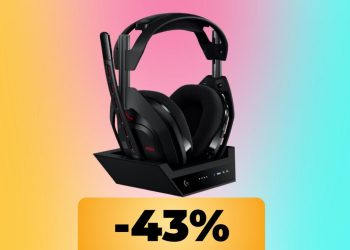 Immerse yourself in your favorite games with the Logitech Astro A50 Gaming Headset: They’re available on Amazon