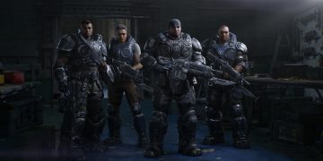 In Gears of War: E-Day co-op mode, each player can choose their own difficulty level In Gears of War: E-Day co-op mode, each player can choose their own difficulty level