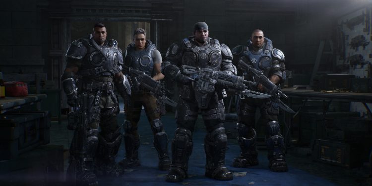 In Gears of War: E-Day co-op mode, each player can choose their own difficulty level In Gears of War: E-Day co-op mode, each player can choose their own difficulty level