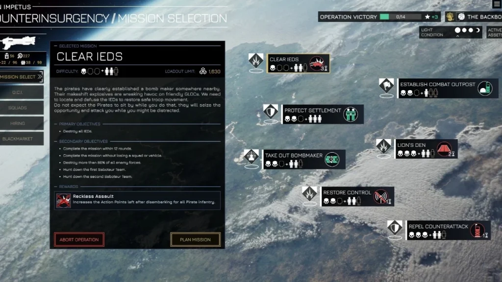 MENACE will revolutionize mission selection and give commanders true freedom MENACE will revolutionize mission selection and give commanders true freedom