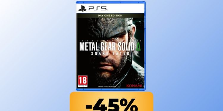 Metal Gear Solid Delta: Snake Eater is 45% off on Amazon, making it (almost) the lowest price ever