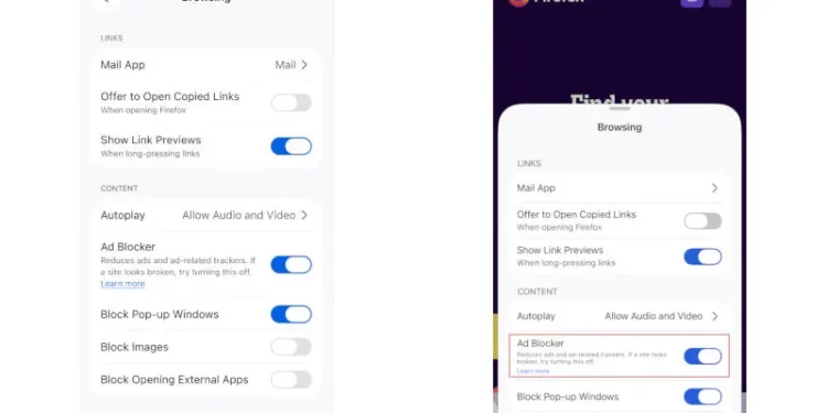 Mozilla builds ad blocker into Firefox for iPhone