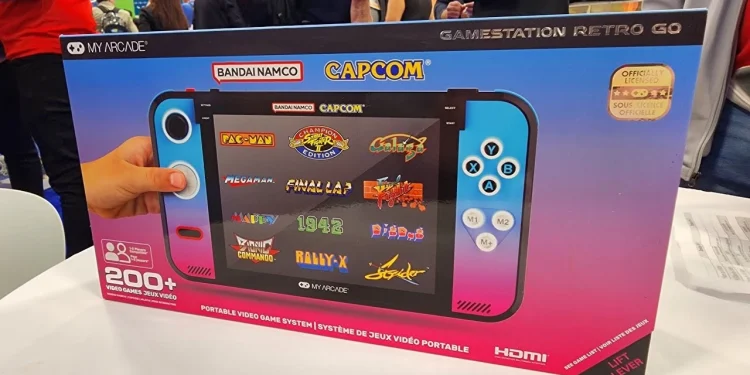My Arcade’s Gamestation Retro Go retro game console includes CAPCOM and BANDAI NAMCO games, priced at 0, and will be released on October 31st My Arcade’s Gamestation Retro Go retro game console includes CAPCOM and BANDAI NAMCO games, priced at 0, and will be released on October 31st