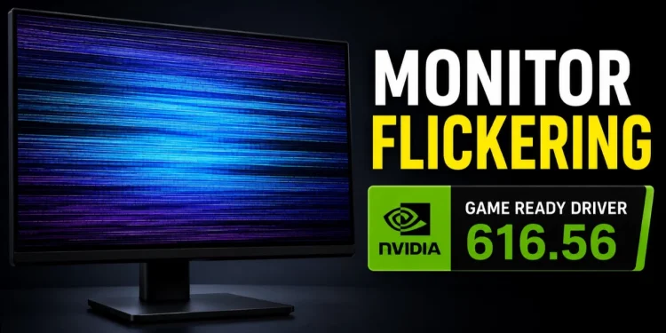 New NVIDIA driver 616.56 causes screen flickering on 8-bit monitors New NVIDIA driver 616.56 causes screen flickering on 8-bit monitors