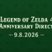 Nintendo will hold a “Legend of Zelda 40th Anniversary Face-to-face” event on September 8, and a regular face-to-face meeting on September 9 Nintendo will hold a “Legend of Zelda 40th Anniversary Face-to-face” event on September 8, and a regular face-to-face meeting on September 9
