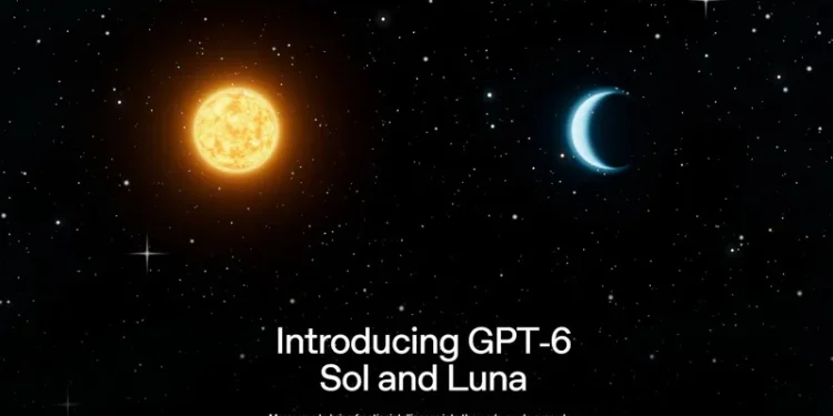 OpenAI releases GPT-6 Sol and Luna – they’re cheaper and have fewer bugs than their predecessors OpenAI releases GPT-6 Sol and Luna – they’re cheaper and have fewer bugs than their predecessors