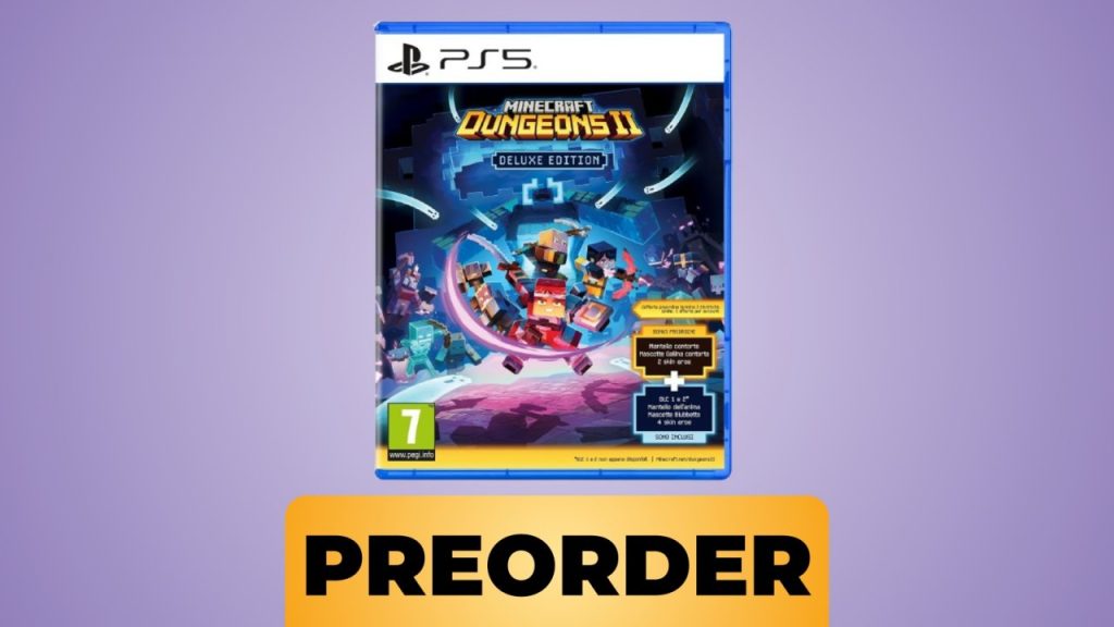Pre-order Minecraft Dungeons II for PS5 directly on Amazon: Release in 20 days Pre-order Minecraft Dungeons II for PS5 directly on Amazon: Release in 20 days