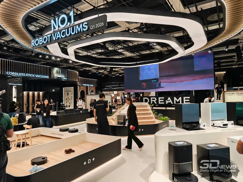 Report from the Dreame booth at IFA 2026: Steam robot vacuum cleaner, action camera, all-wheel drive robot lawnmower and more Report from the Dreame booth at IFA 2026: Steam robot vacuum cleaner, action camera, all-wheel drive robot lawnmower and more
