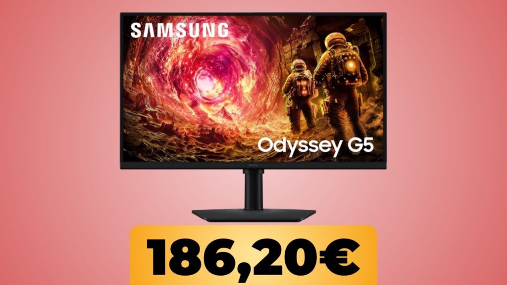 Samsung Odyssey G5 QHD 27′ 180Hz monitor at all-time low price on Amazon Samsung Odyssey G5 QHD 27′ 180Hz monitor at all-time low price on Amazon