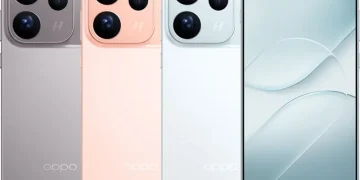 Shown is the Oppo Find X10 smartphone with a pair of 20-megapixel cameras and the Find X10 E model with three 50-megapixel cameras Shown is the Oppo Find X10 smartphone with a pair of 20-megapixel cameras and the Find X10 E model with three 50-megapixel cameras