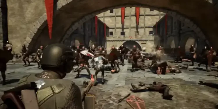 Shown off 12 minutes of Kingmakers gameplay, where machine guns meet knights Shown off 12 minutes of Kingmakers gameplay, where machine guns meet knights