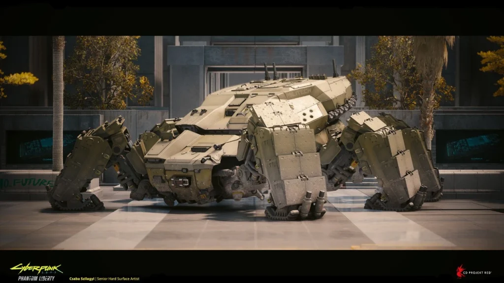 The Chimera boss in Cyberpunk 2077: Phantom Liberty took two years to complete The Chimera boss in Cyberpunk 2077: Phantom Liberty took two years to complete
