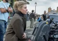 The Chronicles of Narnia: The Sorcerer’s Nephew logo and Greta Gerwig on the film set The Chronicles of Narnia: The Sorcerer’s Nephew logo and Greta Gerwig on the film set