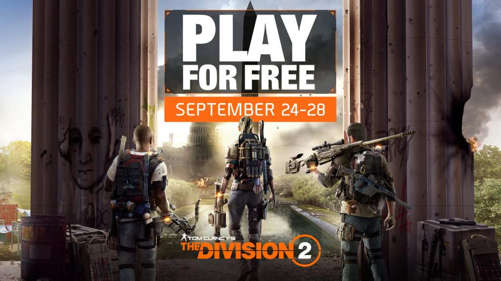 The Division 2 will get a free weekend and new members The Division 2 will get a free weekend and new members