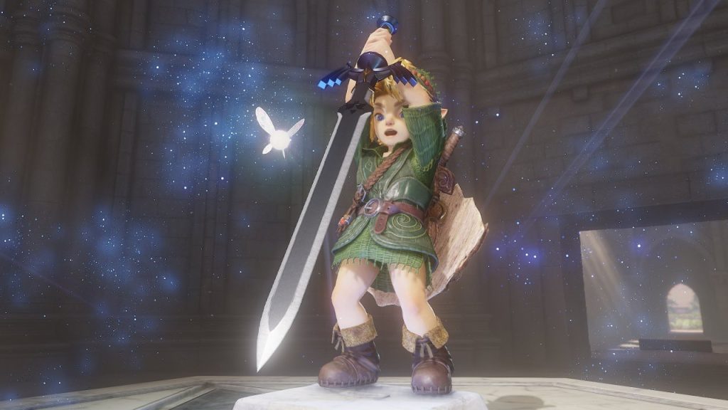 The Legend of Zelda: Ocarina of Time Remastered includes at least one major gameplay change