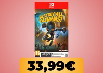 The Nintendo Switch 2 version of “Destroy All Humanity” is available at an all-time low price of 6 euros cheaper