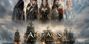 The first original painting of MMORPG “Archae Age S: Free Straits” has been released