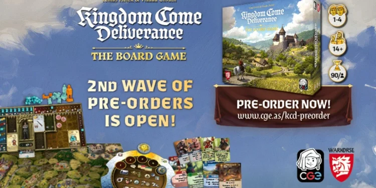 The second wave of pre-orders for the board game Kingdom Come: Deliverance has started The second wave of pre-orders for the board game Kingdom Come: Deliverance has started