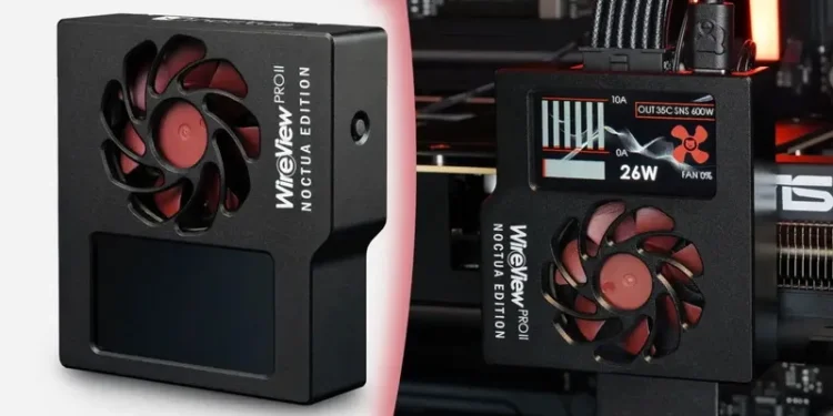 Thermal Grizzly and Noctua release WireView Pro II graphics card power monitor with ultra-quiet fan Thermal Grizzly and Noctua release WireView Pro II graphics card power monitor with ultra-quiet fan