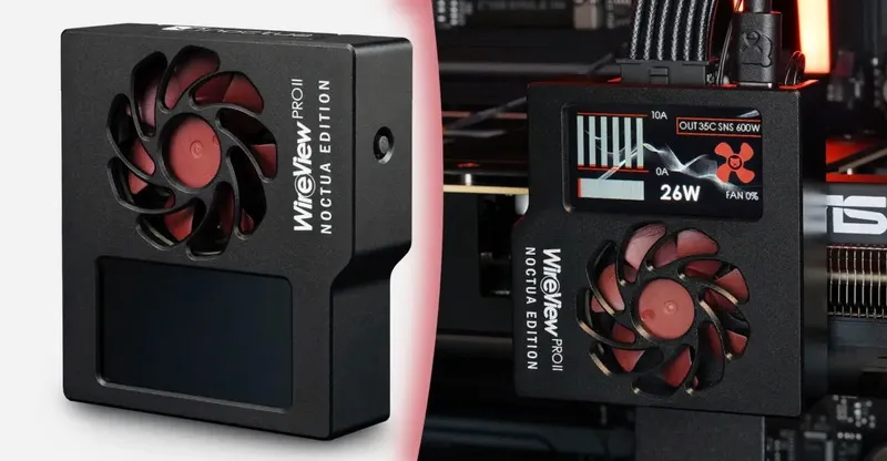 Thermal Grizzly and Noctua release WireView Pro II graphics card power monitor with ultra-quiet fan Thermal Grizzly and Noctua release WireView Pro II graphics card power monitor with ultra-quiet fan