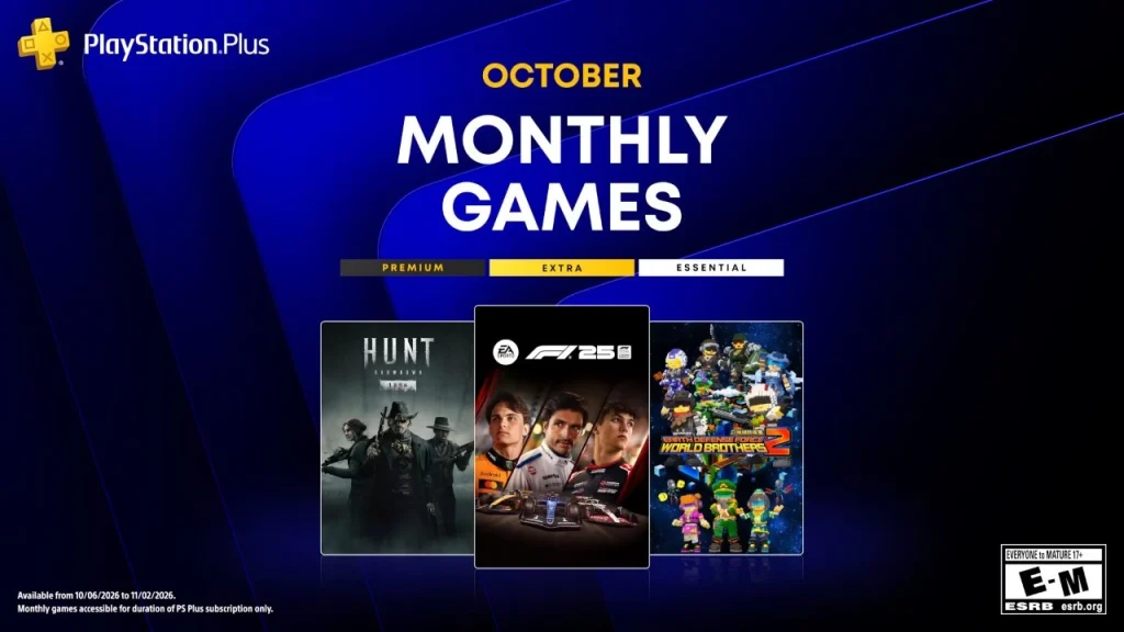 Three games already announced for October’s PlayStation Plus releases Three games already announced for October’s PlayStation Plus releases
