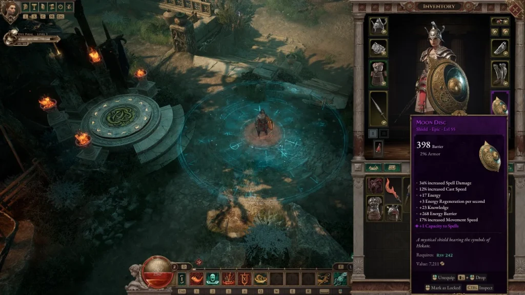Titan Quest 2 developer shows off Revenant build, whose beam can melt enemies in bulk