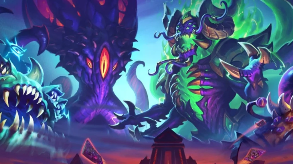 Tok fssh N’Zoth! — The Ancient Gods are returning to Hearthstone in the Rise of a Dark Empire expansion. Tok fssh N’Zoth! — The Ancient Gods are returning to Hearthstone in the Rise of a Dark Empire expansion.