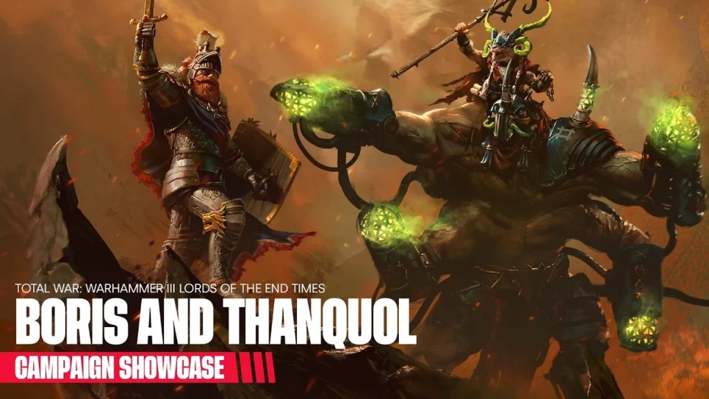 Total War: Warhammer 3 developer showcases Boris Todbringer and Thanquol campaign in new video Total War: Warhammer 3 developer showcases Boris Todbringer and Thanquol campaign in new video